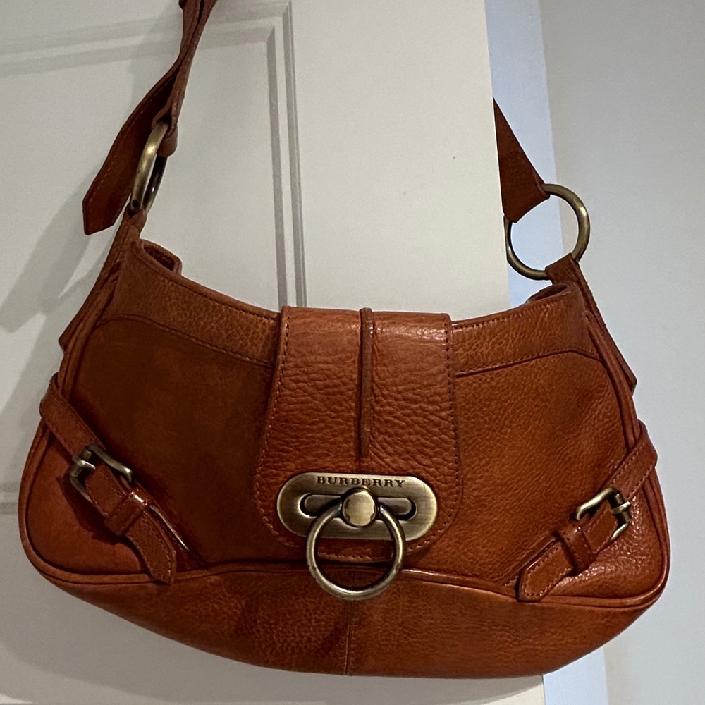 Burberry vintage brown hand bag